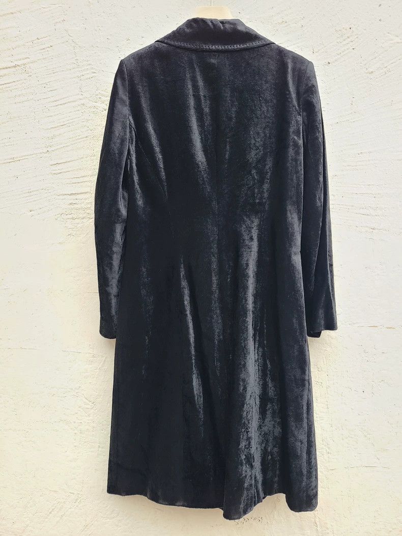 Ann Demeulemeester Ann Demeulemeester Velvet Outerwear Coat Size M / US 6-8 / IT 42-44 - 3 Thumbnail