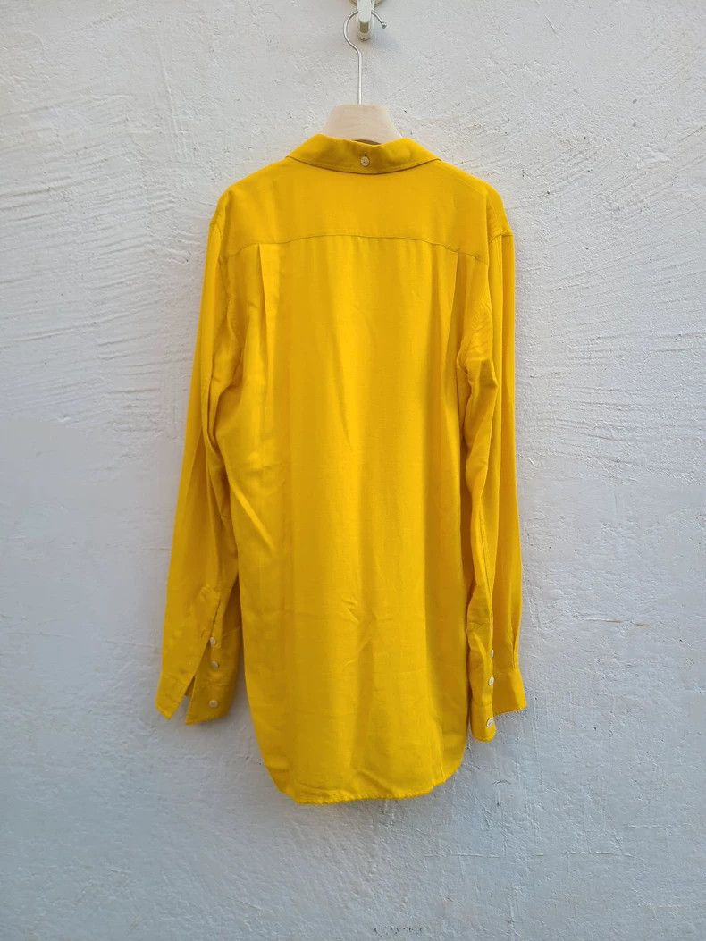 Ann Demeulemeester Yellow Button-Up Shirt by Ann Demeulemeester Size M / US 6-8 / IT 42-44 - 4 Thumbnail
