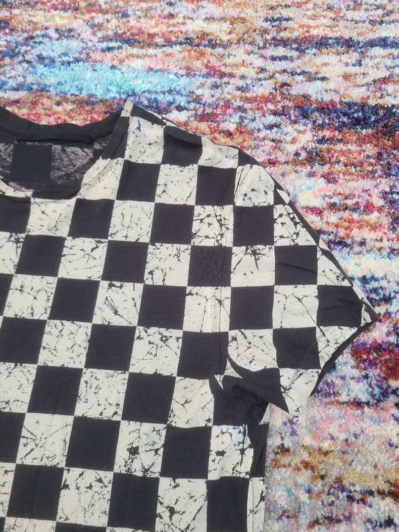 Haider Ackermann Haider Ackermann Checkered T-shirt for Men and Women Size L / US 10 / IT 46 - 5 Thumbnail
