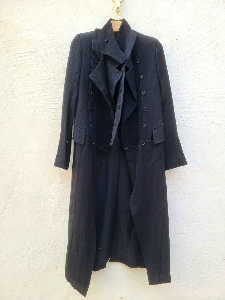 Ann Demeulemeester Ann Demeulemeester Men's Deconstructed Coat Size M / US 6-8 / IT 42-44 - 2 Thumbnail