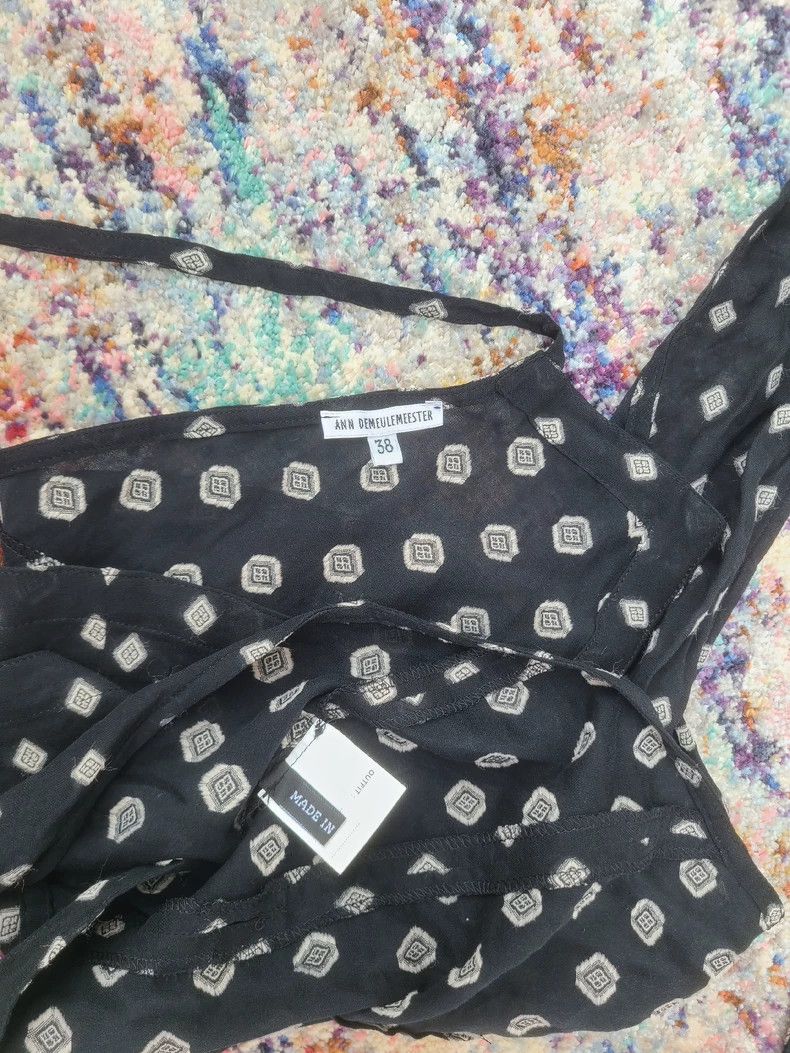 Ann Demeulemeester Ann Demeulemeester Silk Blend Scarf Size ONE SIZE - 6 Thumbnail