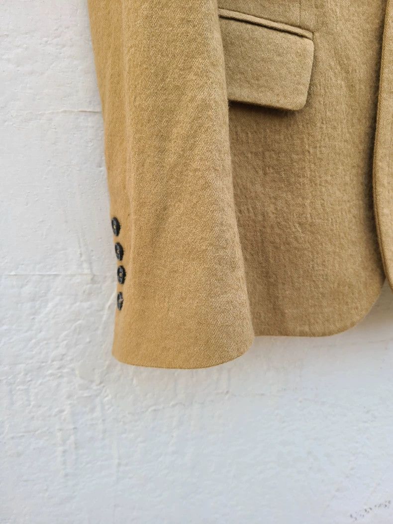 Ann Demeulemeester Ann Demeulemeester Camel Wool Blazer Size M / US 6-8 / IT 42-44 - 3 Thumbnail