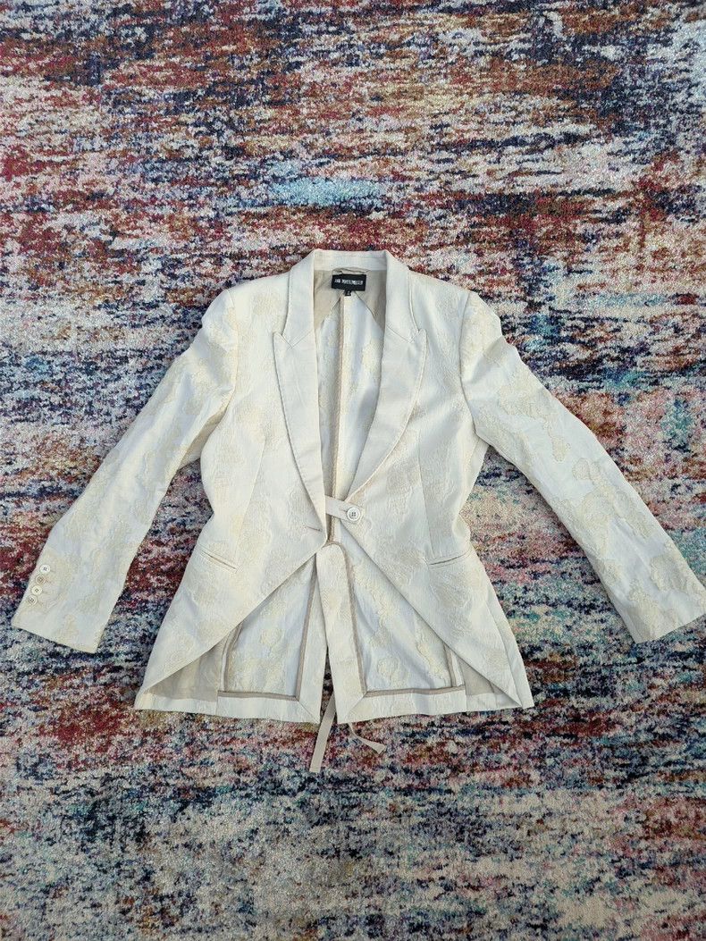 Ann Demeulemeester Ann Demeulemeester Embroidered Blazer Jacket Size M / US 6-8 / IT 42-44 - 2 Thumbnail