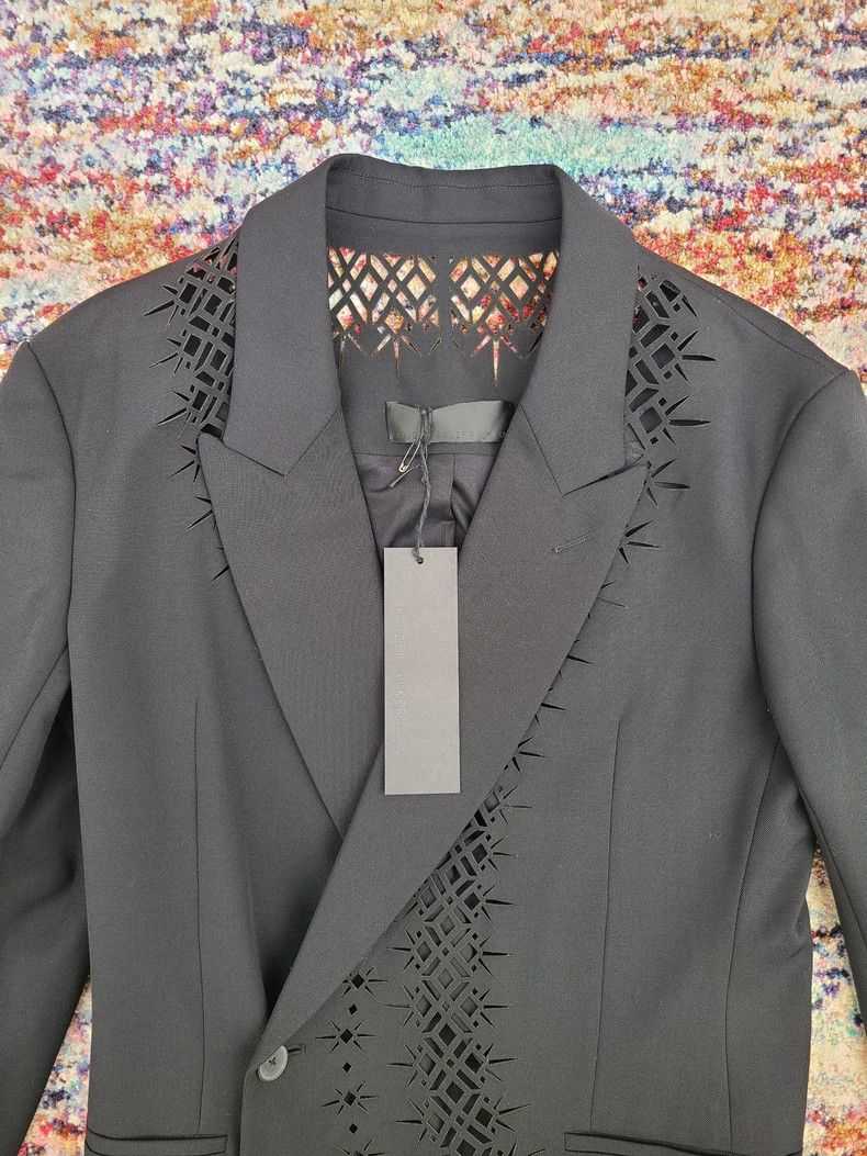 Haider Ackermann Haider Ackermann Laser Cut Blazer Jacket Size L / US 10 / IT 46 - 5 Thumbnail