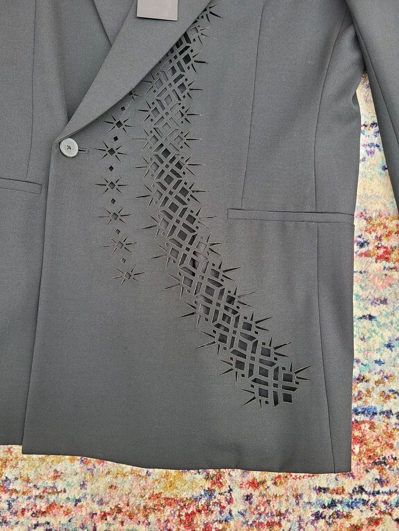 Haider Ackermann Haider Ackermann Laser Cut Blazer Jacket Size L / US 10 / IT 46 - 4 Thumbnail