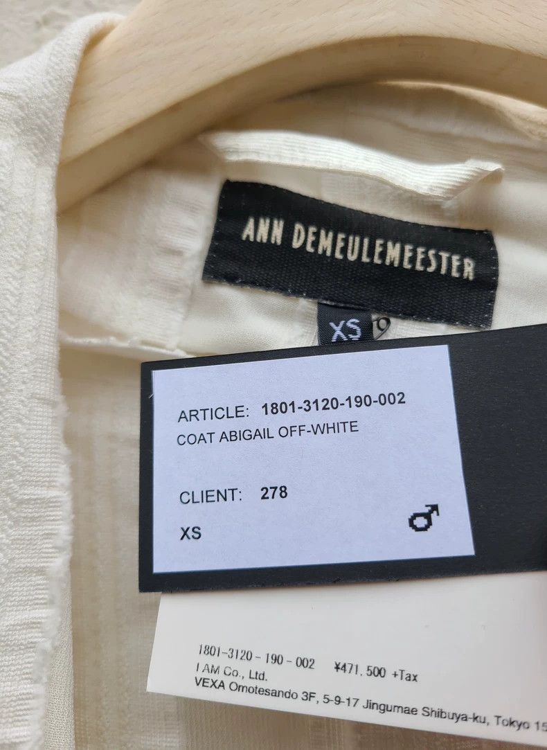 Ann Demeulemeester Ann Demeulemeester Striped Silk Jacket Size M / US 6-8 / IT 42-44 - 7 Thumbnail