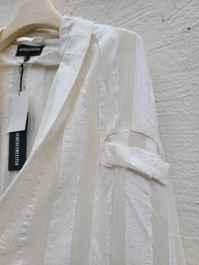 Ann Demeulemeester Ann Demeulemeester Striped Silk Jacket Size M / US 6-8 / IT 42-44 - 5 Thumbnail