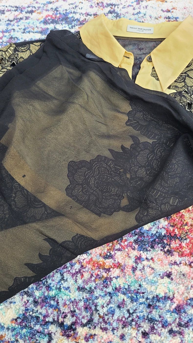 Dries Van Noten Dries Van Noten Silk Embroidered Shirt Size M / US 6-8 / IT 42-44 - 5 Thumbnail