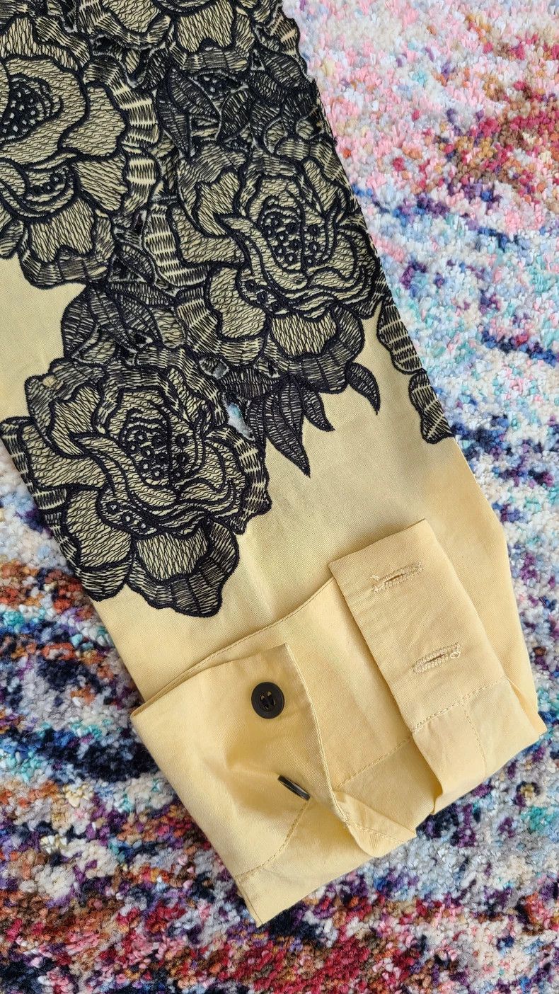 Dries Van Noten Dries Van Noten Silk Embroidered Shirt Size M / US 6-8 / IT 42-44 - 4 Thumbnail