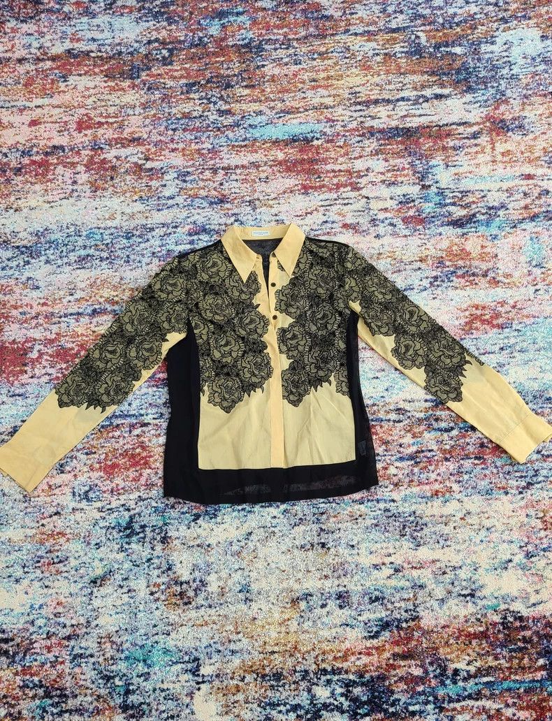 Dries Van Noten Dries Van Noten Silk Embroidered Shirt Size M / US 6-8 / IT 42-44 - 2 Thumbnail