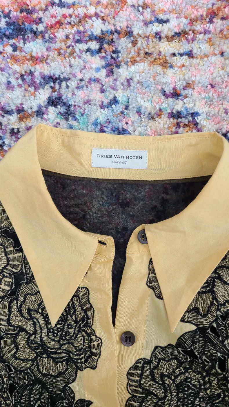 Dries Van Noten Dries Van Noten Silk Embroidered Shirt Size M / US 6-8 / IT 42-44 - 6 Thumbnail