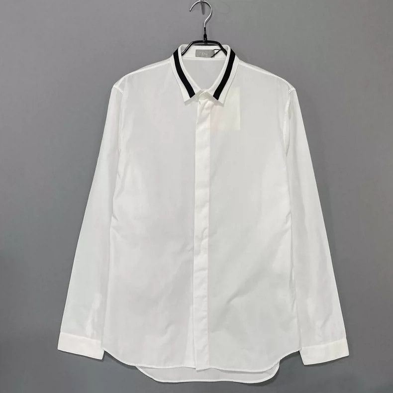 Dior Classic Solid Color Shirt Dior Size M / US 6-8 / IT 42-44 - 3 Thumbnail