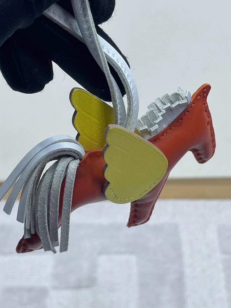 Hermes Hermes Multi-Color Leather Horse Ornament Size ONE SIZE - 5 Thumbnail