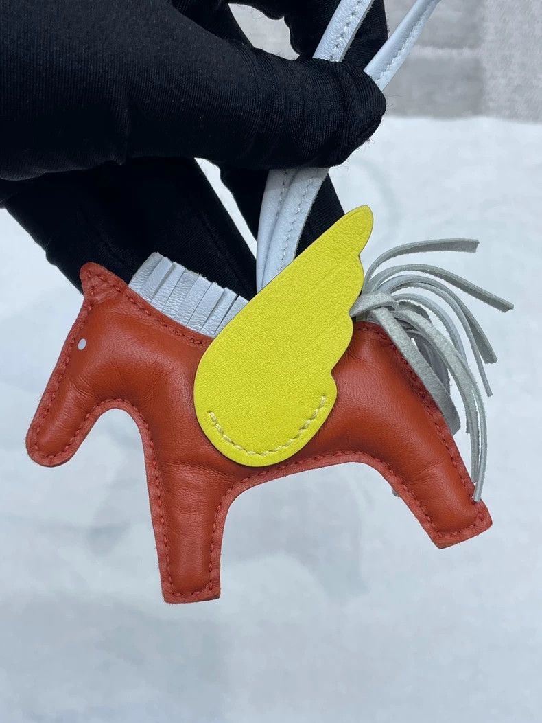 Hermes Hermes Multi-Color Leather Horse Ornament Size ONE SIZE - 2 Thumbnail
