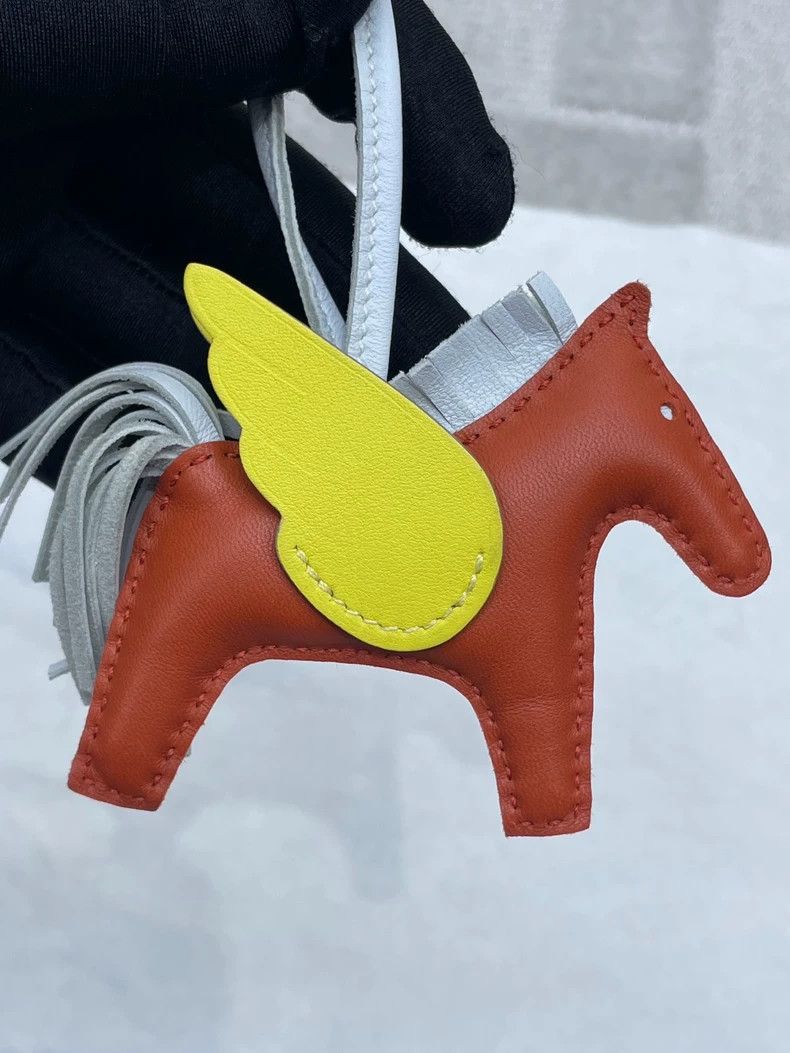 Hermes Hermes Multi-Color Leather Horse Ornament Size ONE SIZE - 4 Thumbnail