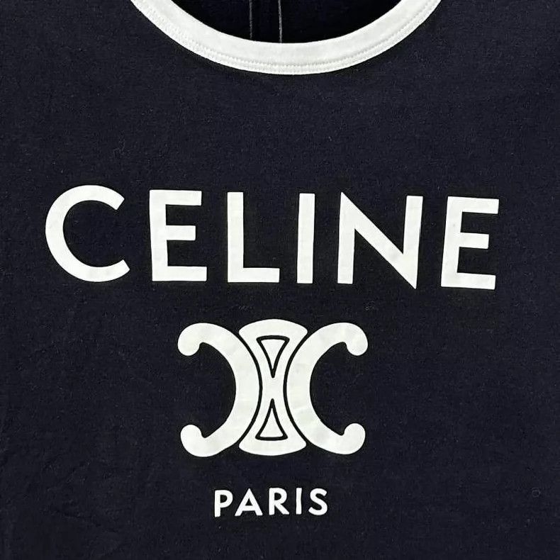 Celine Classic Black Short Sleeve Celine Tee Size M / US 6-8 / IT 42-44 - 6 Thumbnail