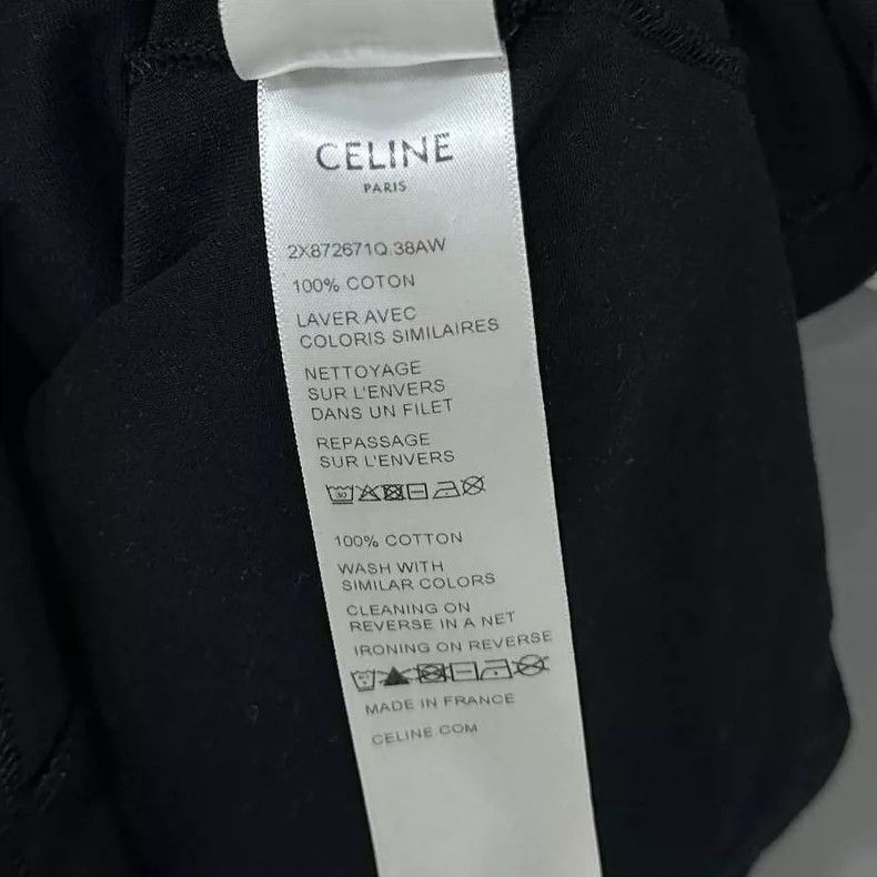 Celine Classic Black Short Sleeve Celine Tee Size M / US 6-8 / IT 42-44 - 5 Thumbnail