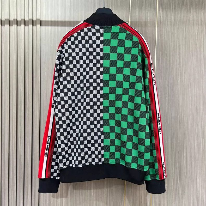 Louis Vuitton Louis Vuitton Checkerboard Knit Jacket M Size Size M / US 6-8 / IT 42-44 - 2 Thumbnail
