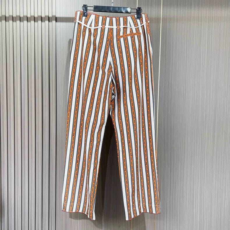Louis Vuitton Louis Vuitton Chain Print Casual Pants Size 38 Size 38" / US 16 / IT 52 - 2 Thumbnail