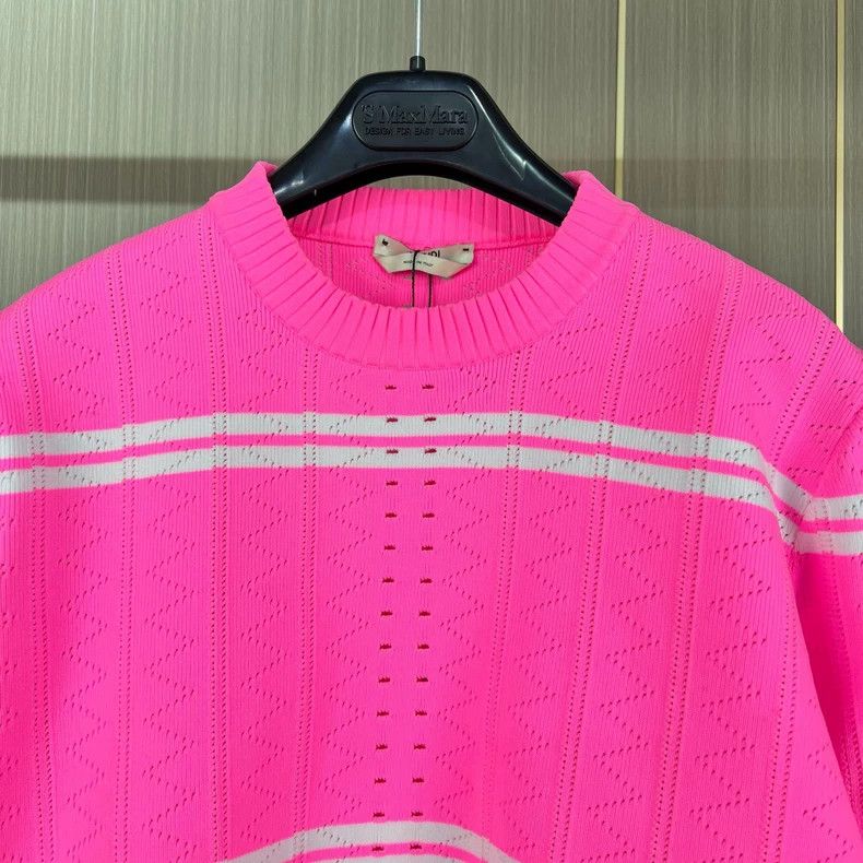 Fendi Fendi Pink Bow Knit Sweater Size 42 Size L / US 10 / IT 46 - 3 Thumbnail