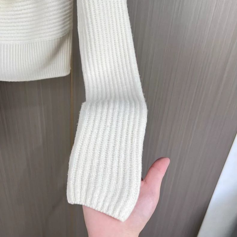 Dior Dior Off-Shoulder Wool Knit Sweater Size 34 Size S / US 4 / IT 40 - 4 Thumbnail