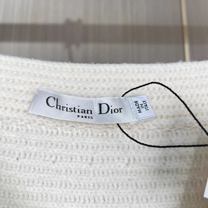 Dior Dior Off-Shoulder Wool Knit Sweater Size 34 Size S / US 4 / IT 40 - 5 Thumbnail
