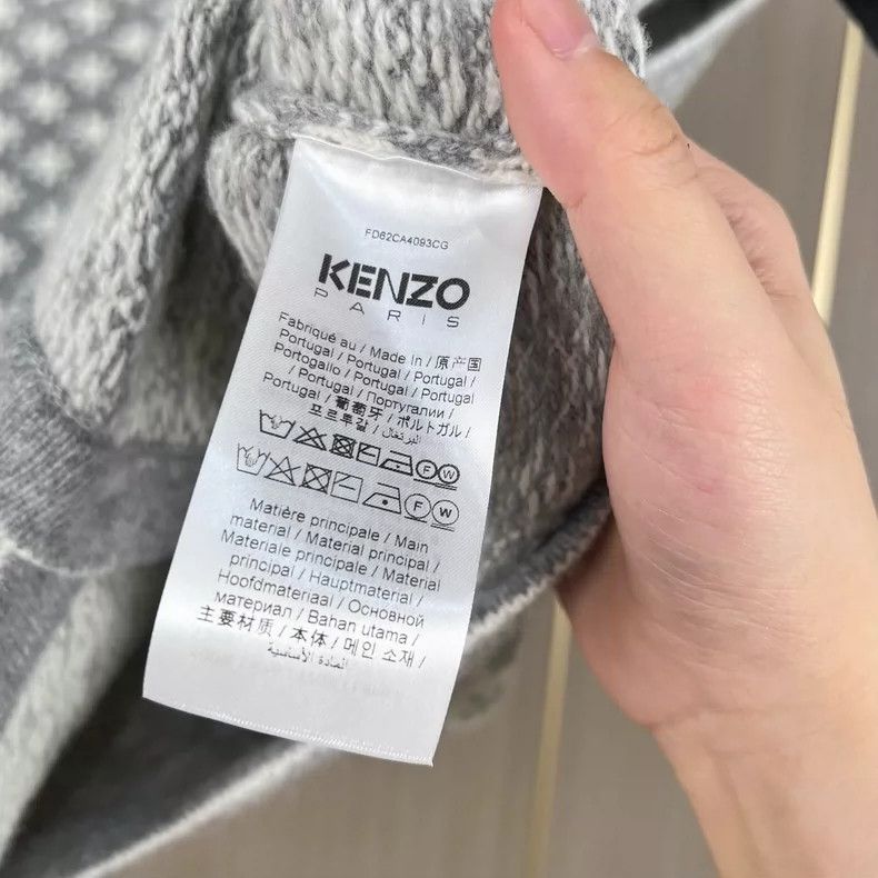 Kenzo Kenzo Snowflake Embroidered Wool Knitted Vest Size M / US 6-8 / IT 42-44 - 6 Thumbnail