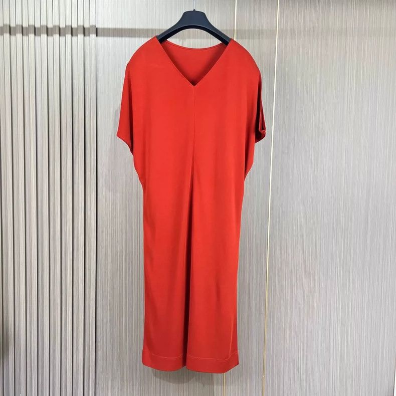 Hermes Hermes Long Orange Dress Size 36 Size S / US 4 / IT 40 - 2 Thumbnail