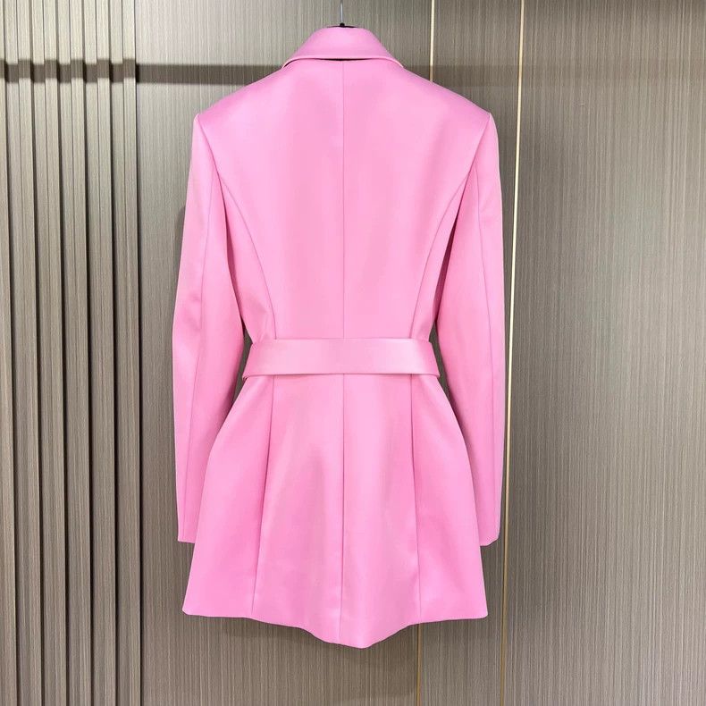 Alexander Wang Alexander Wang Satin Waistcoat Blazer in Pink Size XS / US 0-2 / IT 36-38 - 2 Thumbnail