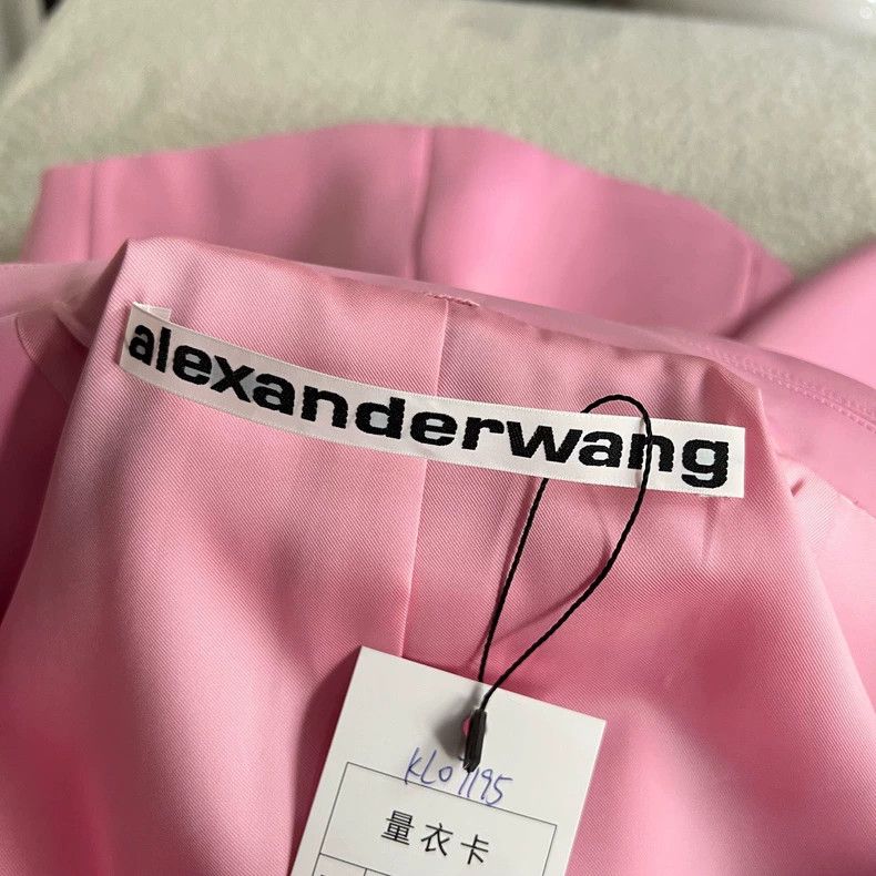 Alexander Wang Alexander Wang Satin Waistcoat Blazer in Pink Size XS / US 0-2 / IT 36-38 - 6 Thumbnail