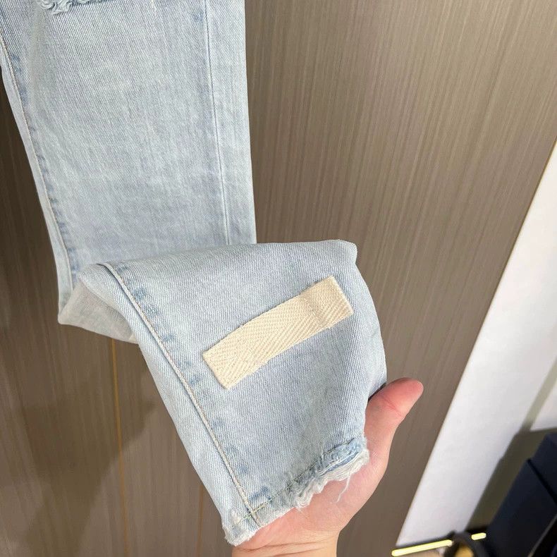 Off-White Off-White Distressed Denim Jeans with Print Size 29" - 4 Thumbnail
