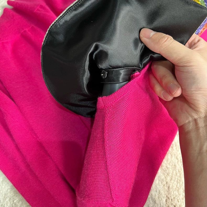 Gucci Gucci Pink Long Sleeve Knit Top with Bow Size XS / US 0-2 / IT 36-38 - 5 Thumbnail