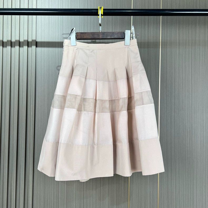 Dior Dior Silk Pleated Skirt Size 36 Size 36" / US 14 / IT 50 - 2 Thumbnail