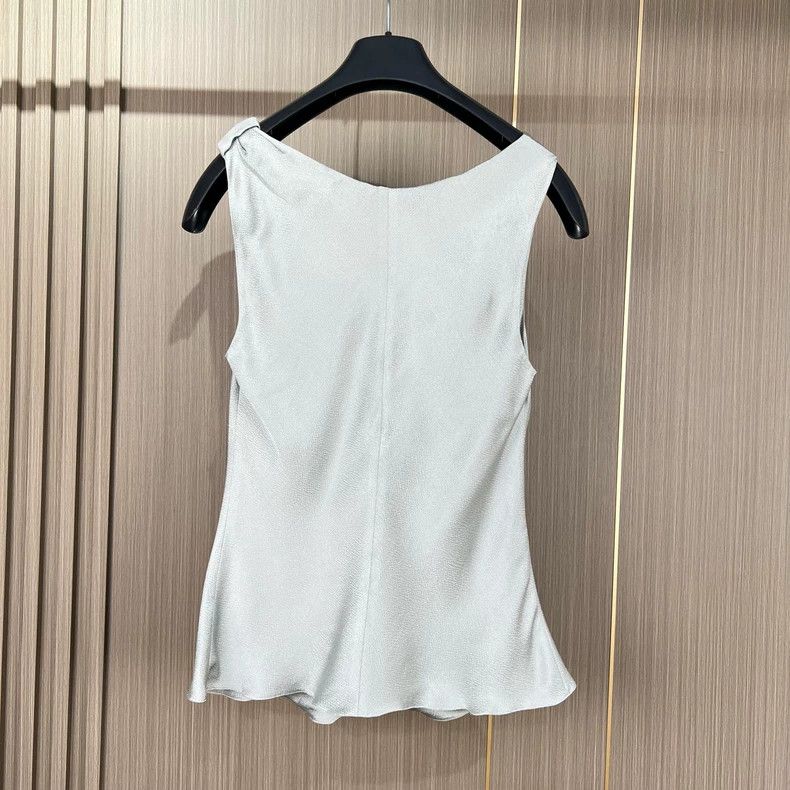 Emporio Armani Giorgio Armani Silk Cowl Neck Top Size S / US 4 / IT 40 - 2 Thumbnail