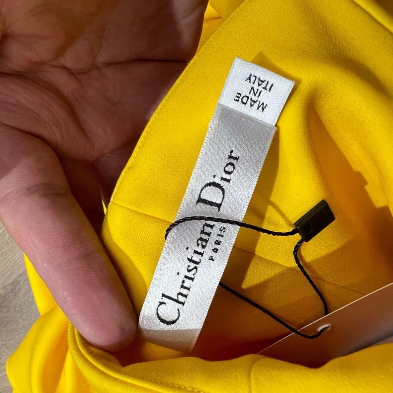 Dior Dior Strapless Dress with Colorful Hem Size S / US 4 / IT 40 - 5 Thumbnail