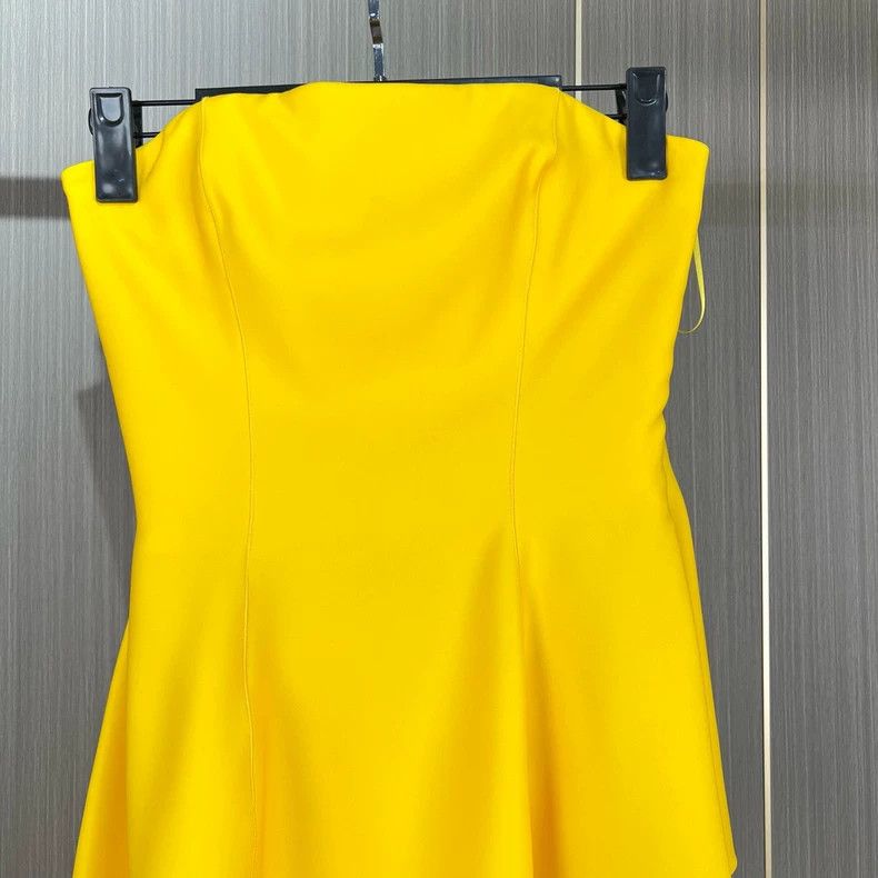 Dior Dior Strapless Dress with Colorful Hem Size S / US 4 / IT 40 - 3 Thumbnail