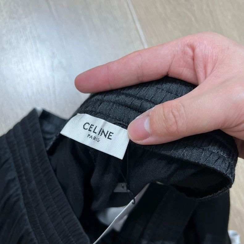 Celine Celine Black Silk Shorts Size 34 Size 34" / US 12 / IT 48 - 5 Thumbnail