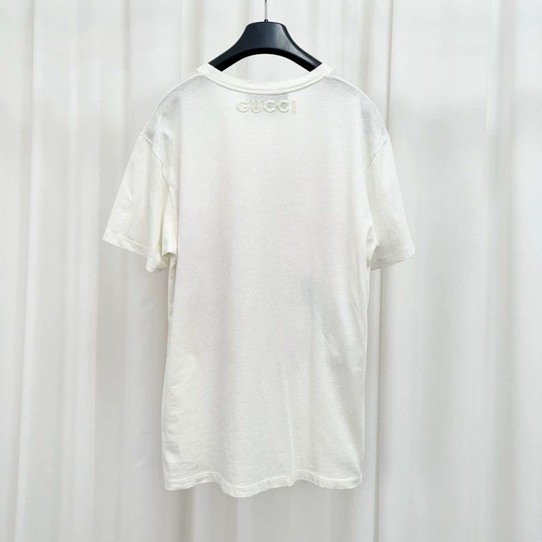 Gucci Gucci Floral Embroidery Short Sleeve T-Shirt Size XS / US 0-2 / IT 36-38 - 2 Thumbnail