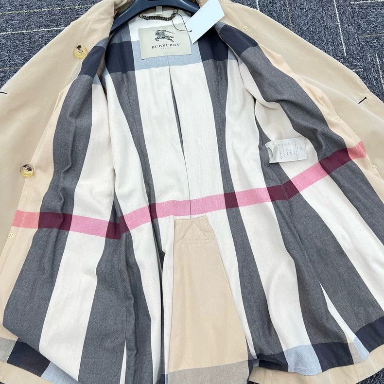 Burberry Burberry Khaki Double-Breasted Trench Coat Size S / US 4 / IT 40 - 5 Thumbnail