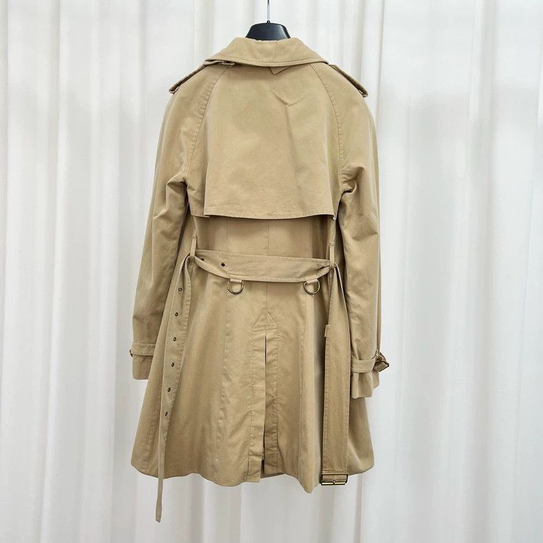 Burberry Burberry Khaki Double-Breasted Trench Coat Size S / US 4 / IT 40 - 2 Thumbnail