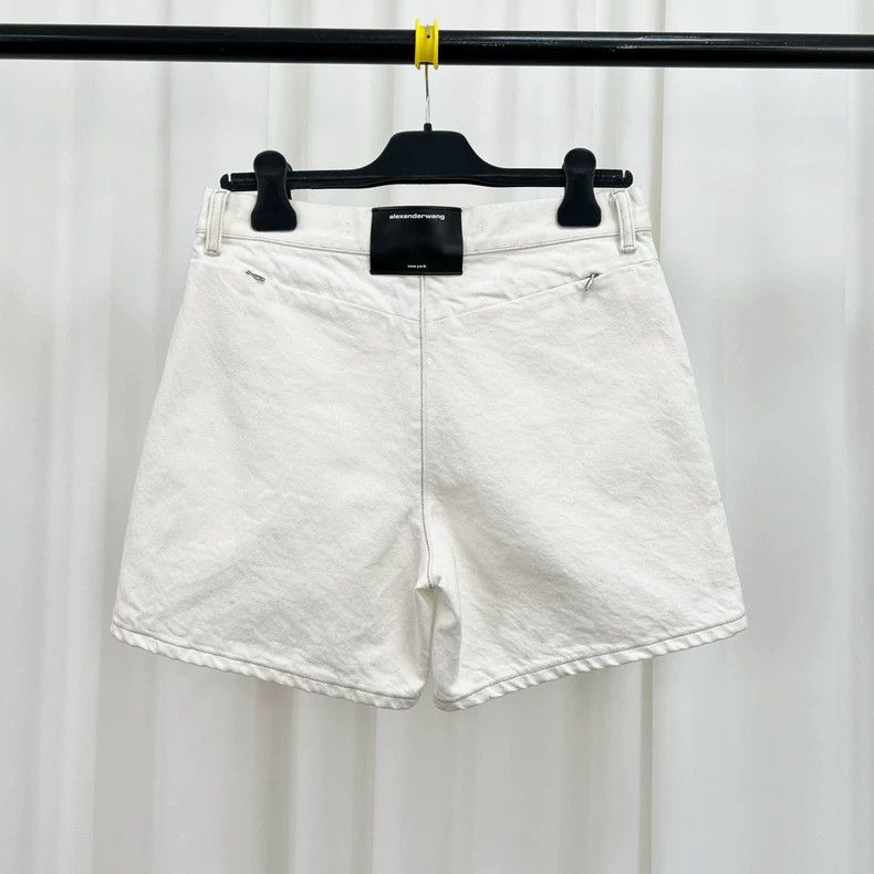 Alexander Wang Alexander Wang White Denim Shorts W26 Size 26" / US 2 / IT 38 - 2 Thumbnail