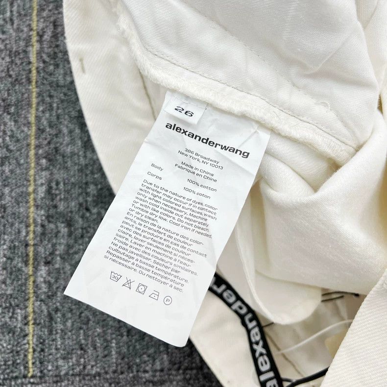 Alexander Wang Alexander Wang White Denim Shorts W26 Size 26" / US 2 / IT 38 - 7 Thumbnail