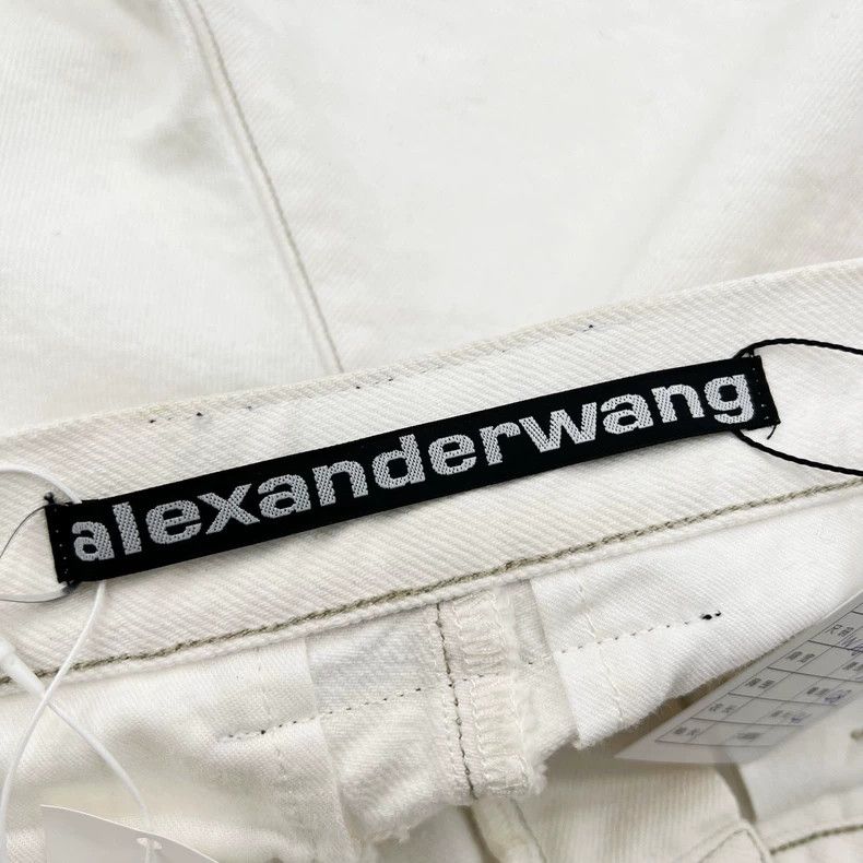 Alexander Wang Alexander Wang White Denim Shorts W26 Size 26" / US 2 / IT 38 - 6 Thumbnail