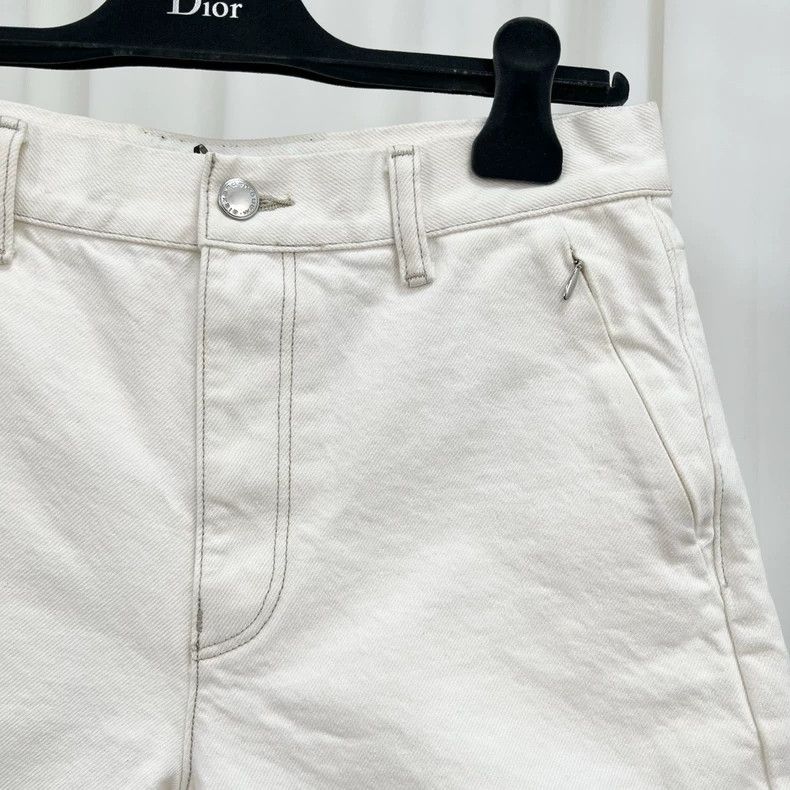 Alexander Wang Alexander Wang White Denim Shorts W26 Size 26" / US 2 / IT 38 - 3 Thumbnail