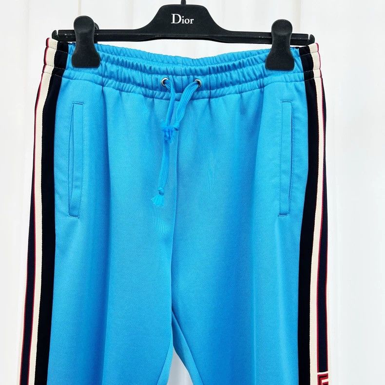 Gucci Gucci Blue Casual Pants Size S Size 23" - 3 Thumbnail