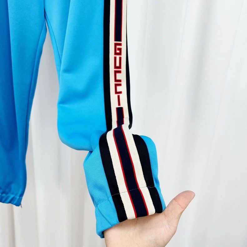 Gucci Gucci Blue Casual Pants Size S Size 23" - 4 Thumbnail