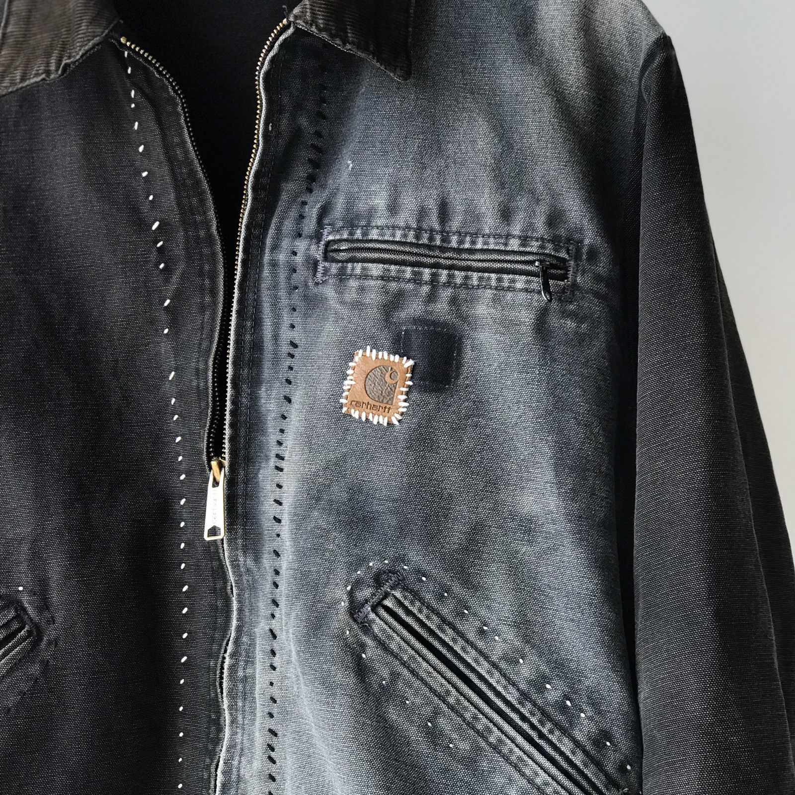 Multicolor Patchwork carhartt jacket custom by Songsamnoung