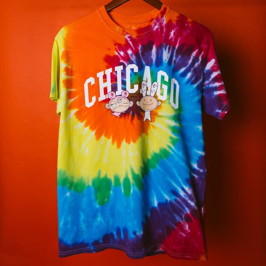 Takashi Murakami MCA exclusive Tie dye Floral T Shirt Chicago Complexcon Grailed