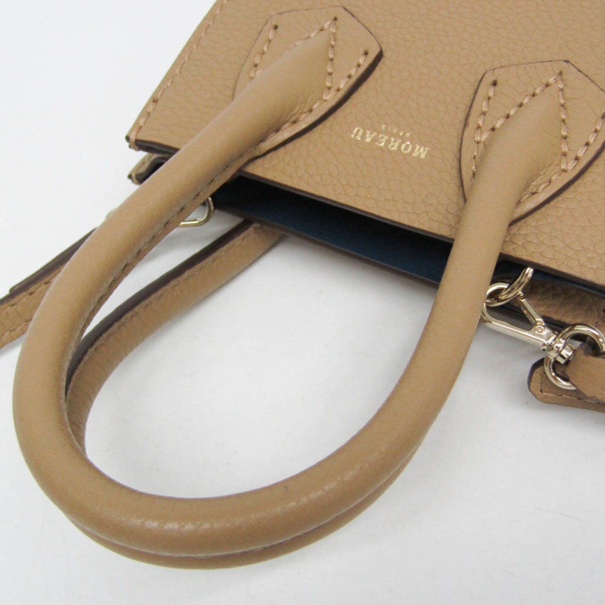 Other Moreau SUITE_BB Women's Leather Handbag,Shoulder Bag Beige Brown Size ONE SIZE - 8 Thumbnail