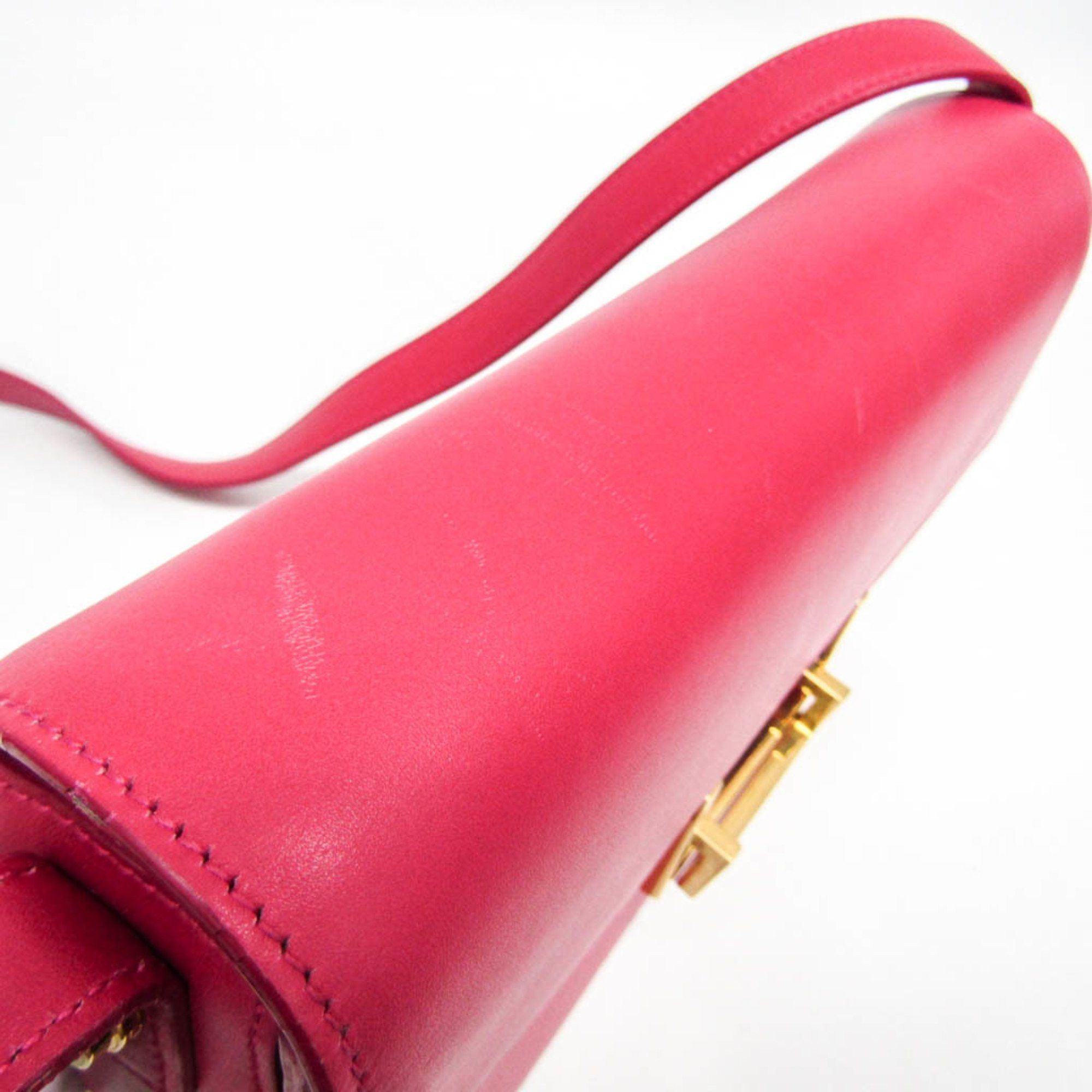 Saint Laurent Paris Saint Laurent 318025 Women's Leather Shoulder Bag Pink Size ONE SIZE - 4 Thumbnail